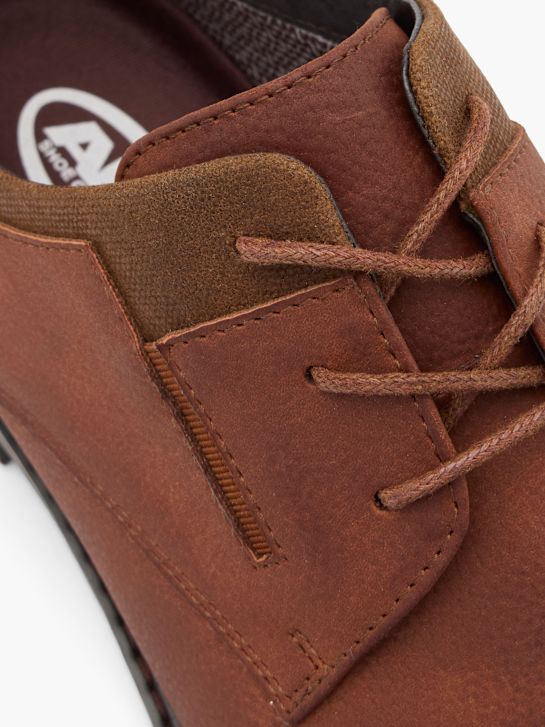 AM SHOE Poslovni čevlji Konjak 79933 5