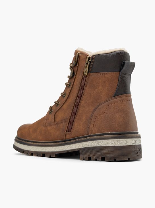 Mustang Schnürboots Cognac 80097 3