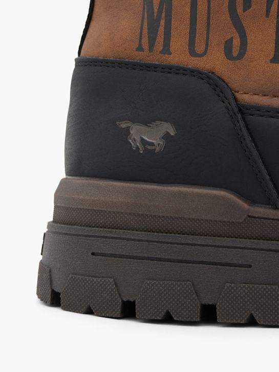 Mustang Schnürboots Cognac 79953 6
