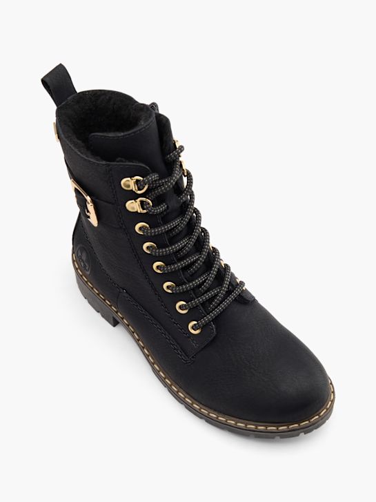 Rieker Schnürboots Schwarz 80321 2