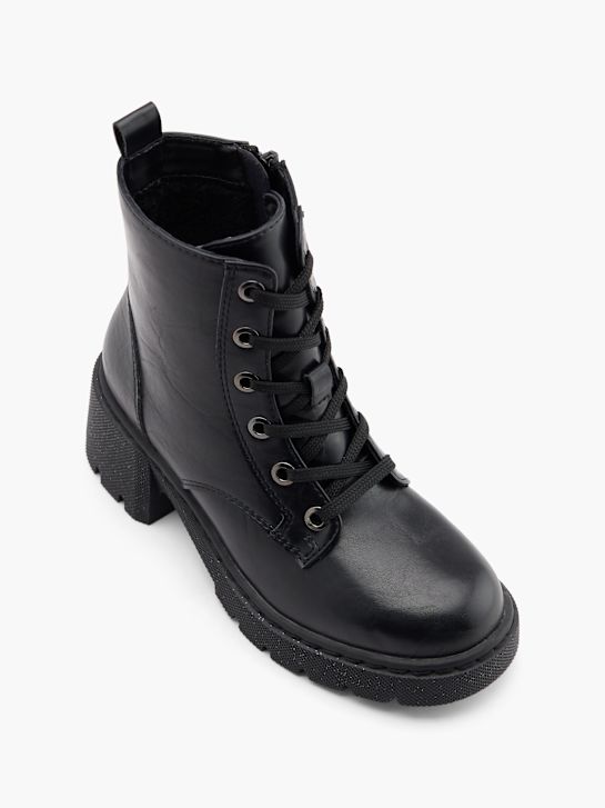 Graceland Bottes à lacets Noir 80099 2