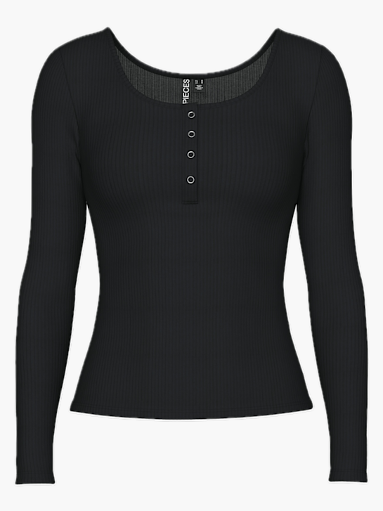 PIECES Longsleeve Schwarz 79982 1