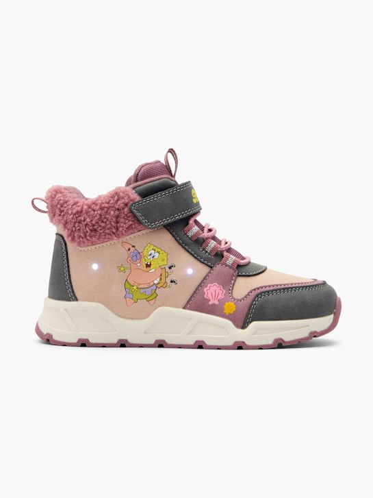 SpongeBob Bottes à lacets Rose 80106 1