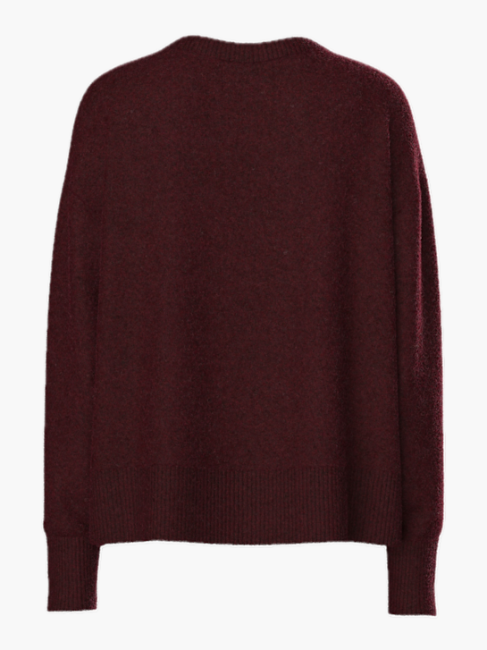 PIECES Strickpullover Bordeaux 80084 2
