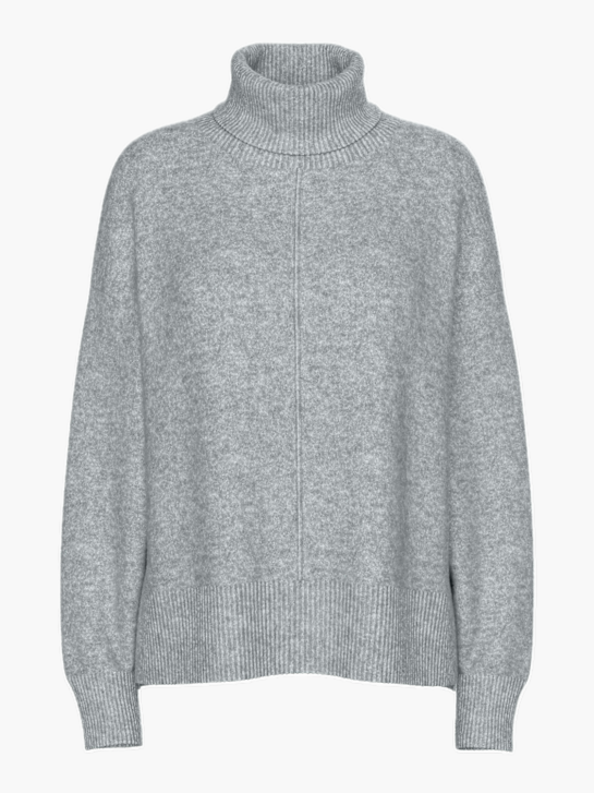 PIECES Strickpullover Grau 80085 1