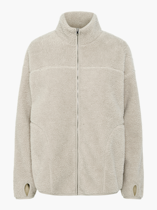 PIECES Fleecejacke Grau 80091 1