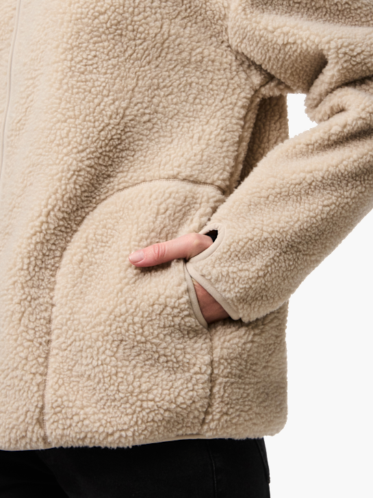 PIECES Fleecejacke Grau 80091 3