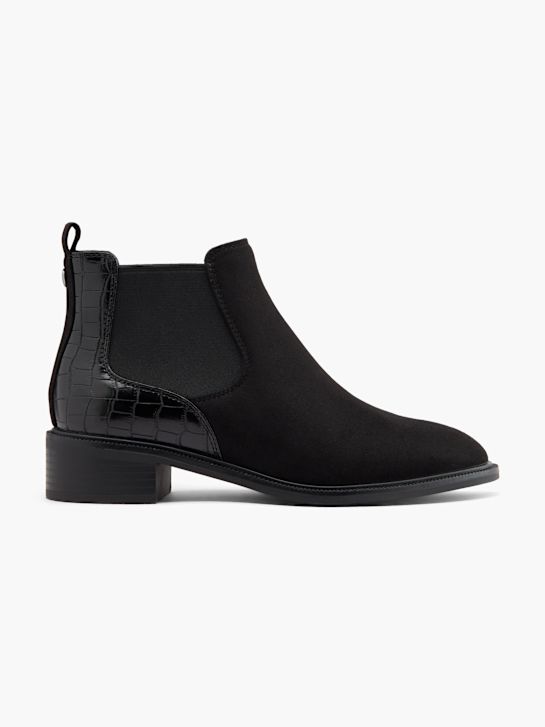 Graceland Stivaletto chelsea con tacco Nero 80156 1