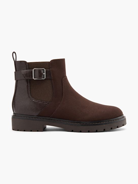 Graceland Højhælet chelsea boot Brun 80161 1