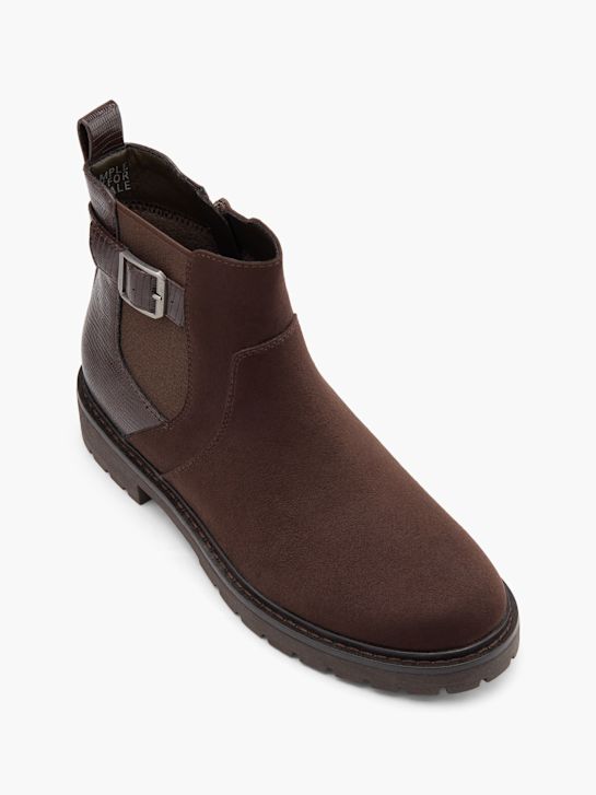 Graceland Højhælet chelsea boot Brun 80161 2
