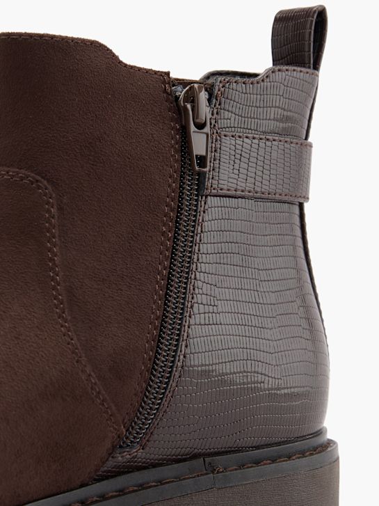 Graceland Højhælet chelsea boot Brun 80161 6