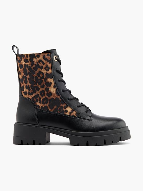 Catwalk Bota com cordões Preto 80176 1