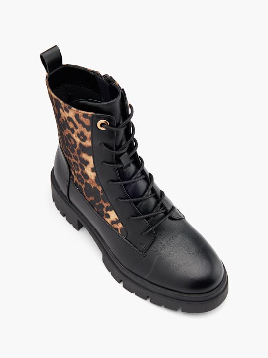 Catwalk Bota com cordões Preto 80176 2