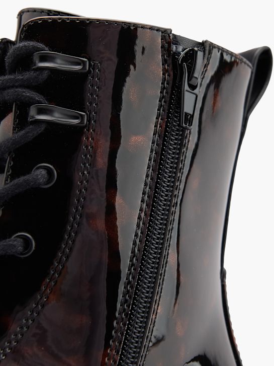 Catwalk Bota com cordões Preto 80178 6