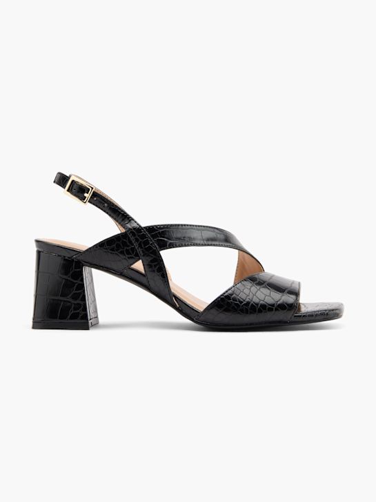 Catwalk Décolleté con cinturino Nero 80173 1
