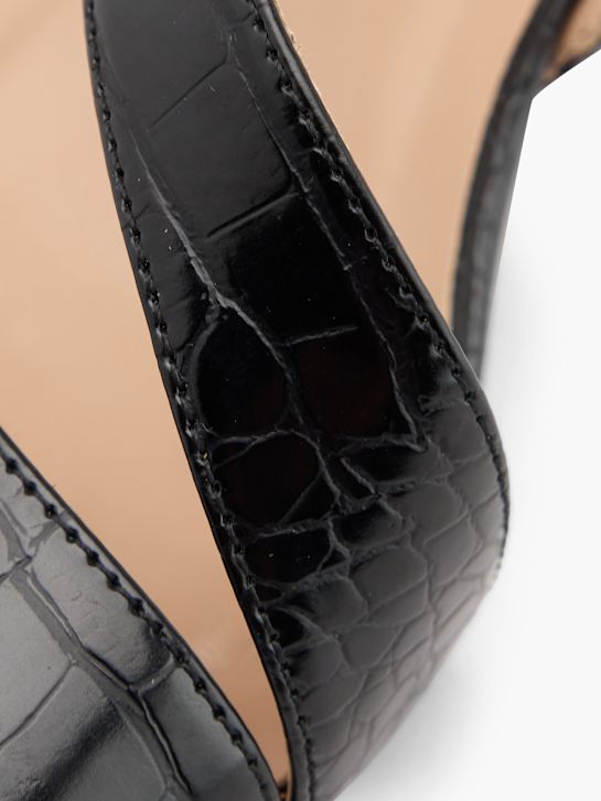Catwalk Décolleté con cinturino Nero 80173 5