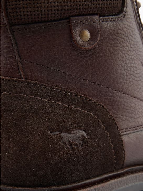 Mustang Bottes à lacets Marron 80299 5
