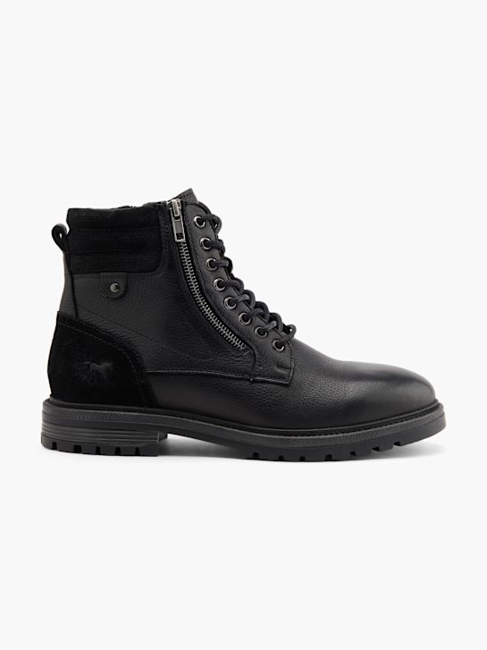 Mustang Bottes à lacets Noir 80298 1