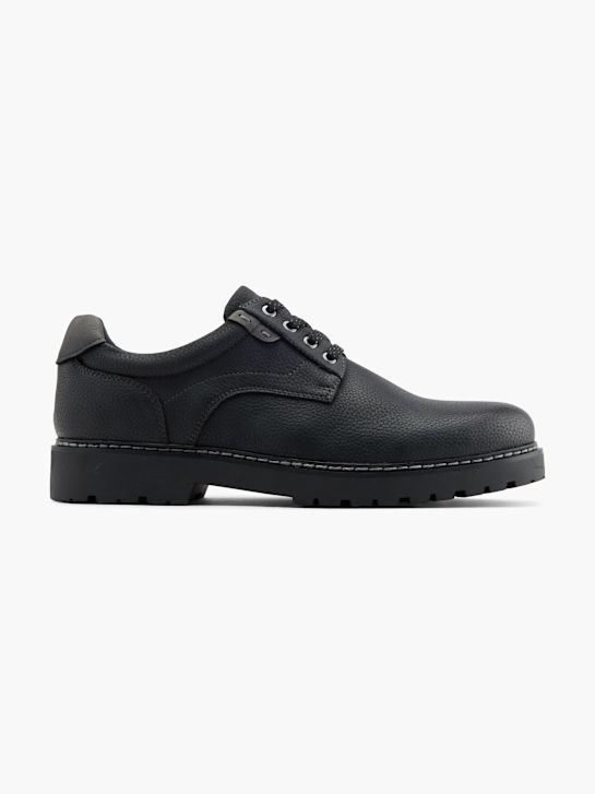 AM SHOE Businessschuh Schwarz 80307 1