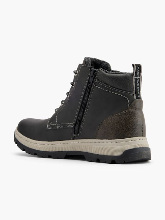 Highland Creek Schnürboots Schwarz 80351 3