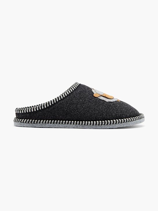 Casa mia Pantoffel Schwarz 80330 1
