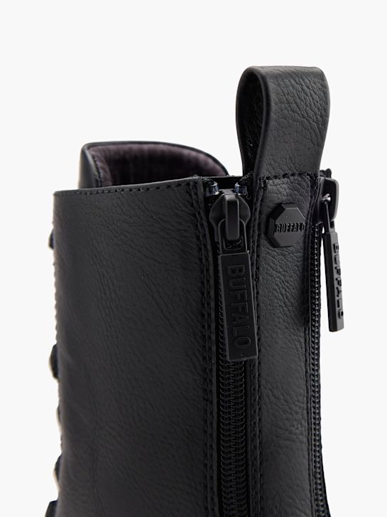 Buffalo Schnürstiefelette Schwarz 80364 5