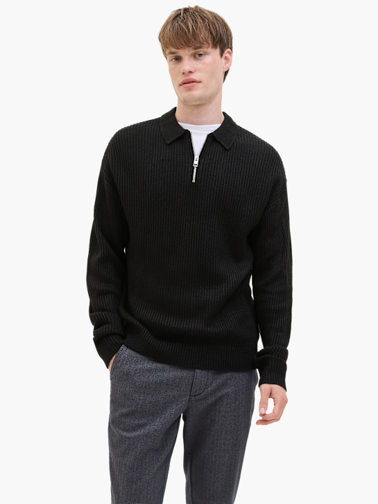 JJ Rebel Pull en mailles Noir 80376 2