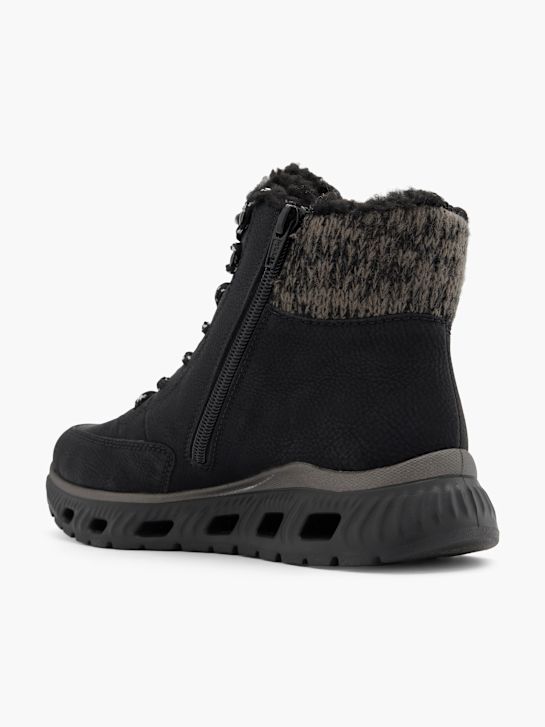 Rieker Sport Schnürboots Schwarz 80422 3