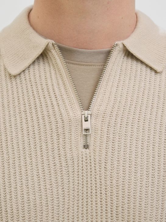 JJ Rebel Strickpullover Beige 80378 4