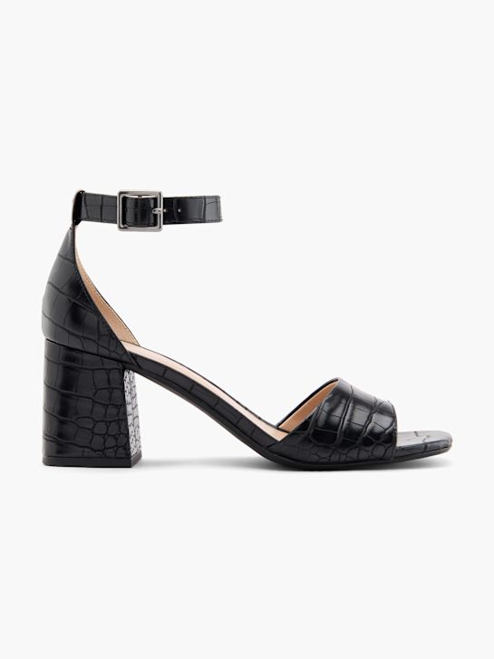 Catwalk Højhælet sandal Sort 80409 1