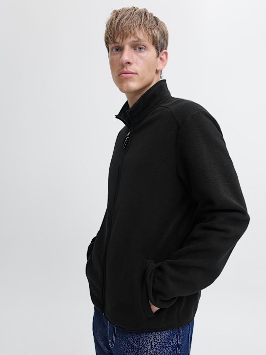 JJ Rebel Fleecejacke Schwarz 80414 6