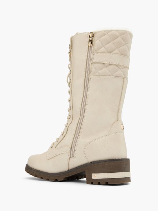 Mustang Schnürboots Creme 80448 3