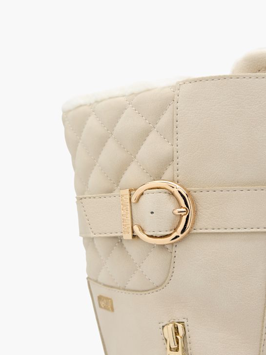 Mustang Schnürboots Creme 80448 5