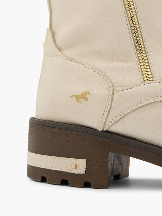 Mustang Schnürboots Creme 80448 6