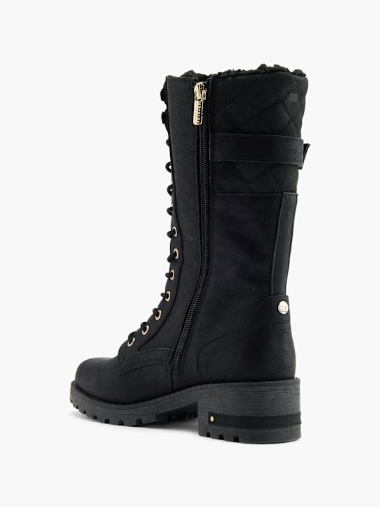 Mustang Bottes à lacets Noir 80449 3
