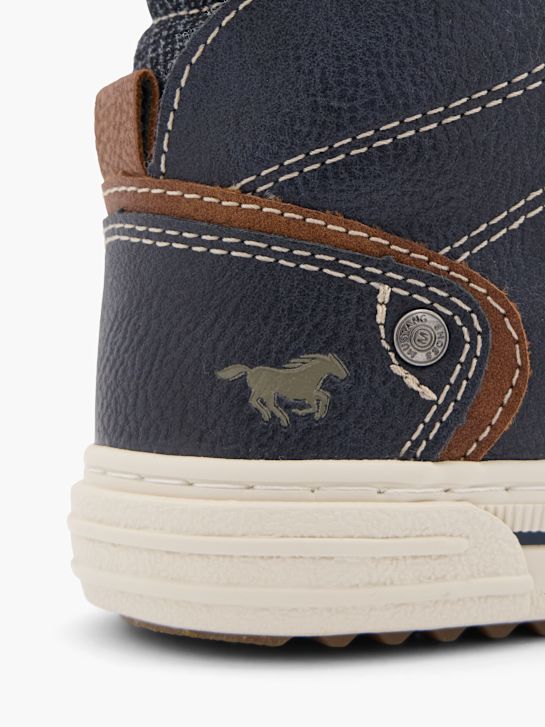 Mustang Hoher Sneaker Blau 80478 6