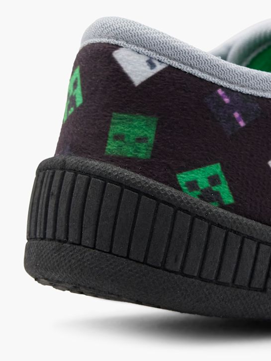 Minecraft Geschlossener Hausschuh Schwarz 80515 6