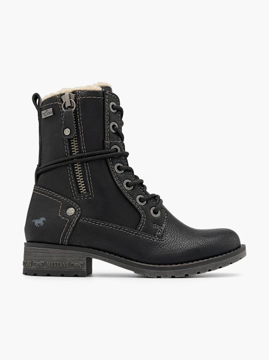 Mustang Bottes à lacets Noir 80483 1