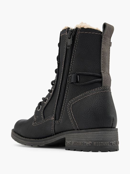 Mustang Bottes à lacets Noir 80483 3