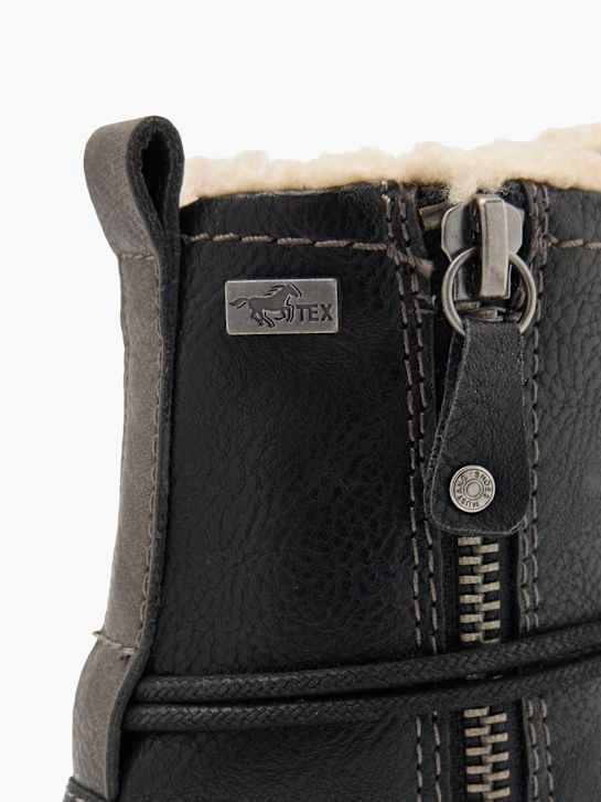Mustang Schnürboots Schwarz 80483 5