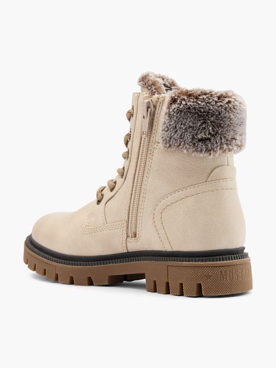 Mustang Schnürboots Beige 80484 3