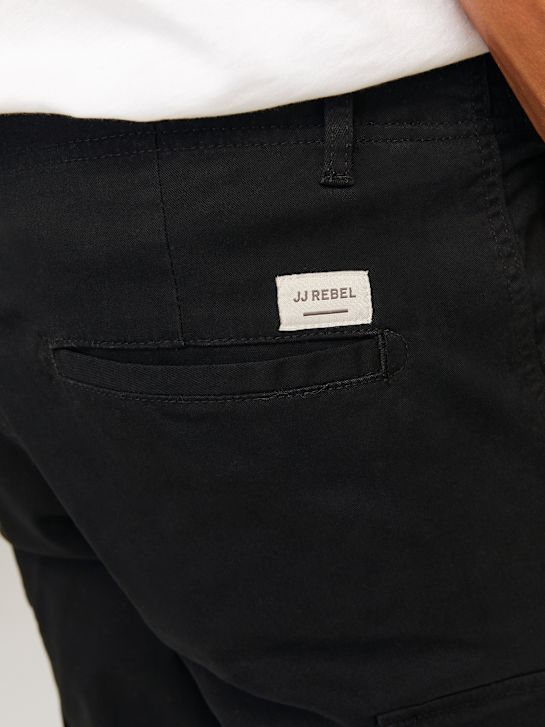 JJ Rebel Pantalon en tissu Noir 80488 3