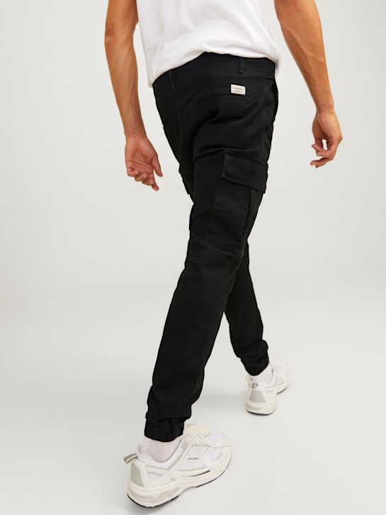 JJ Rebel Pantalon en tissu Noir 80488 5