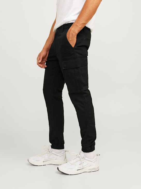 JJ Rebel Pantalon en tissu Noir 80488 6