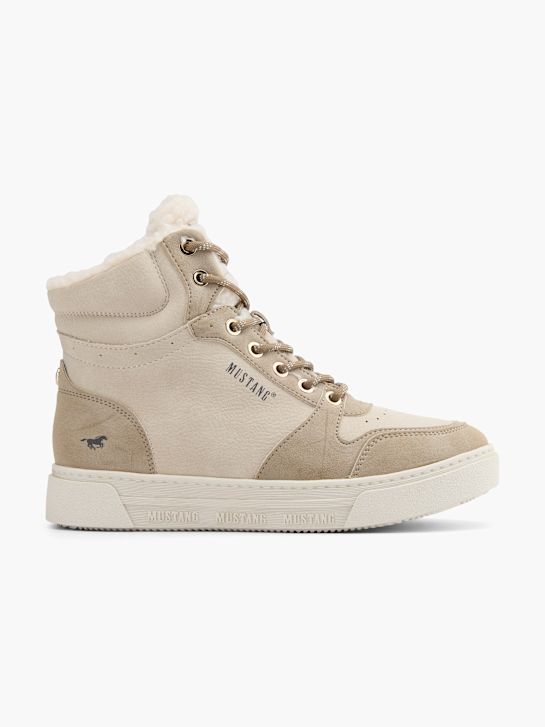 Mustang Baskets montantes Beige 80560 1