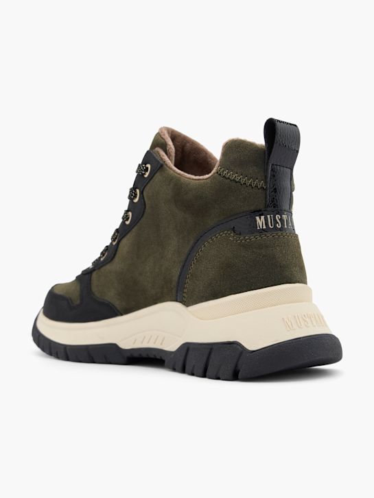 Mustang Bottes à lacets Kaki 80564 3
