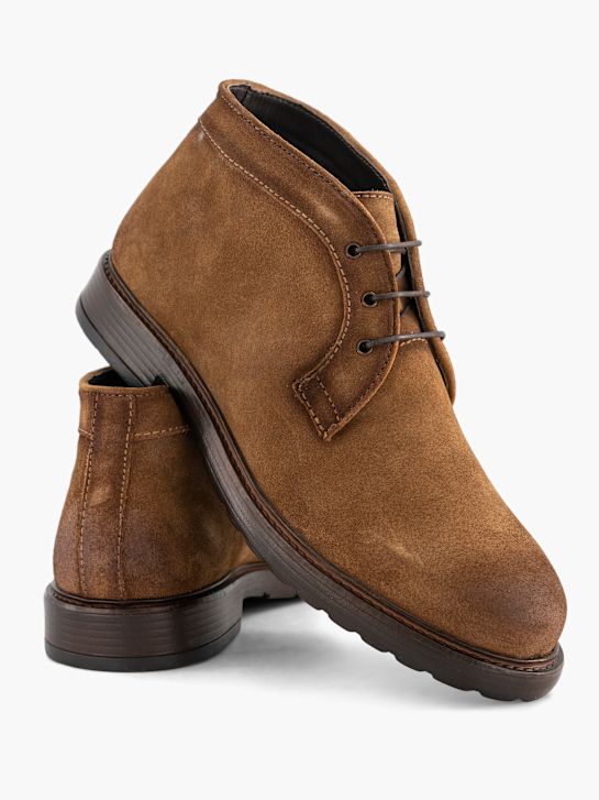 AM SHOE Společenská obuv Hnědá 80589 5