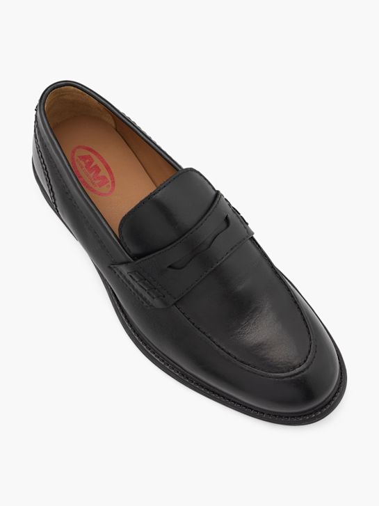 AM SHOE Mokasíny Čierna 80621 2