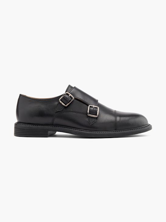 AM SHOE Businessschuh Schwarz 80657 1