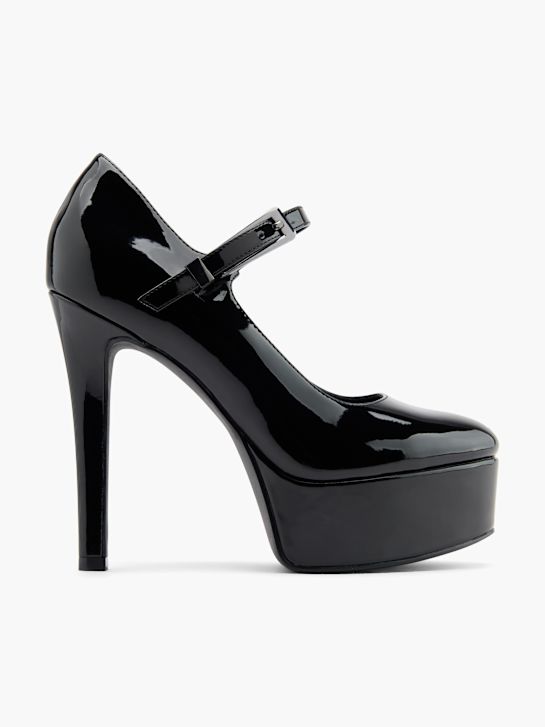 Catwalk Czółenka z zapięciem Czarny 80767 1